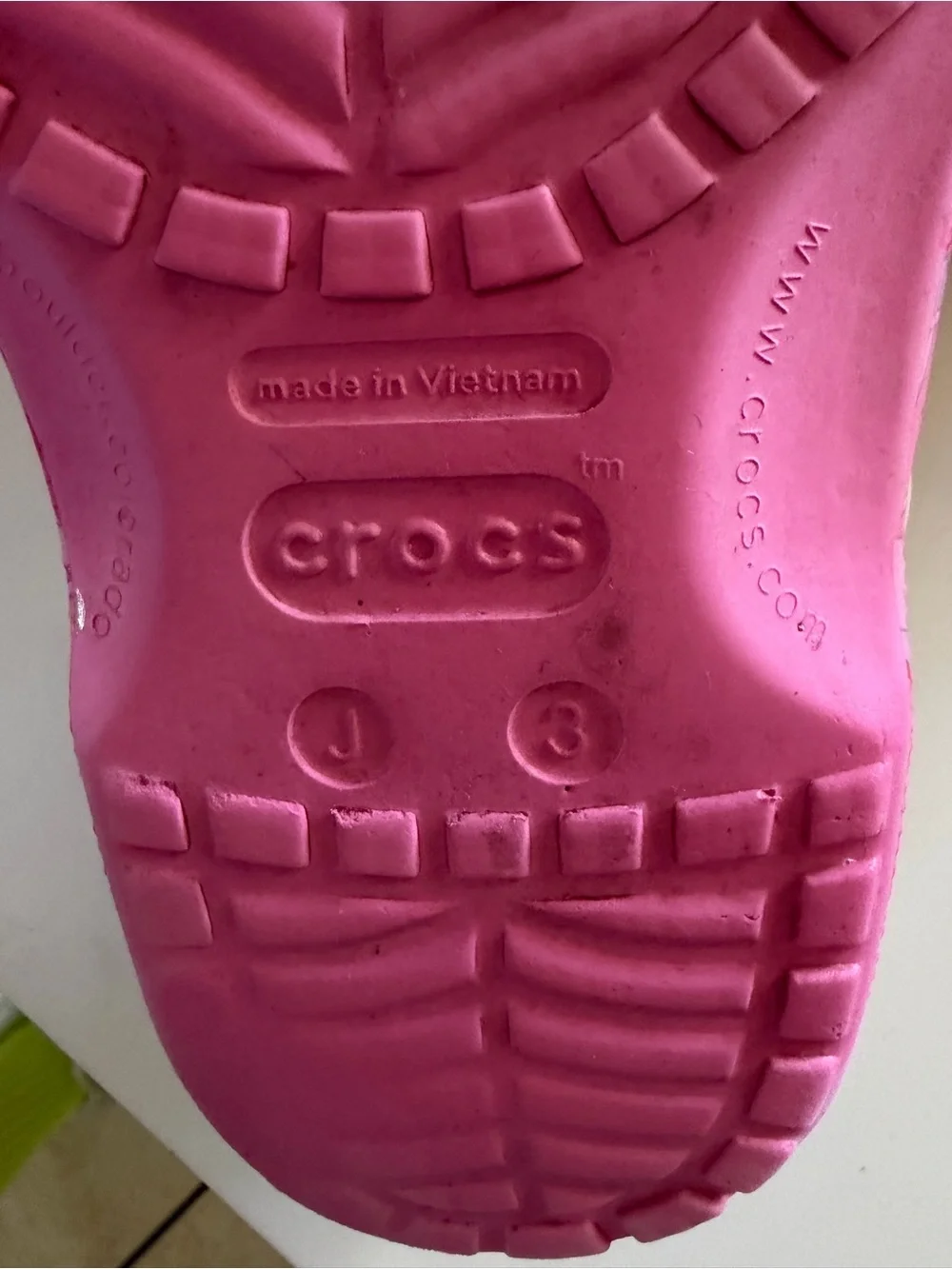 CROCS Hot Pink Kids' Slip-On Clog